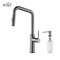 Kibi Macon Single Handle Pull Down Kitchen Sink Faucet with Soap Dispenser C-KKF2007TT-KSD100TT - alternate 1